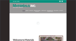 Desktop Screenshot of materialsinc.com
